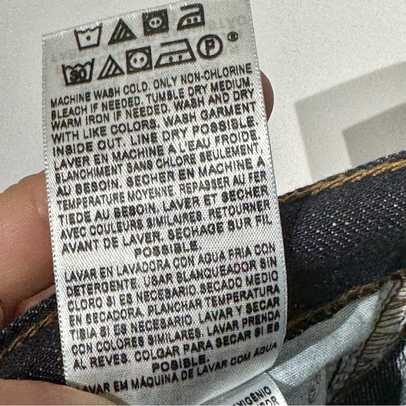 Denizen from Levi's 281 Straight Fit Men's Black Wash Jeans 32x30 - Picture 7 of 8